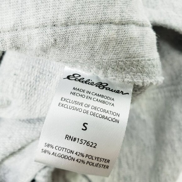 Eddie Bauer Lounge Pants Gray Men's Size Small Great for Teens - Picture 7 of 8